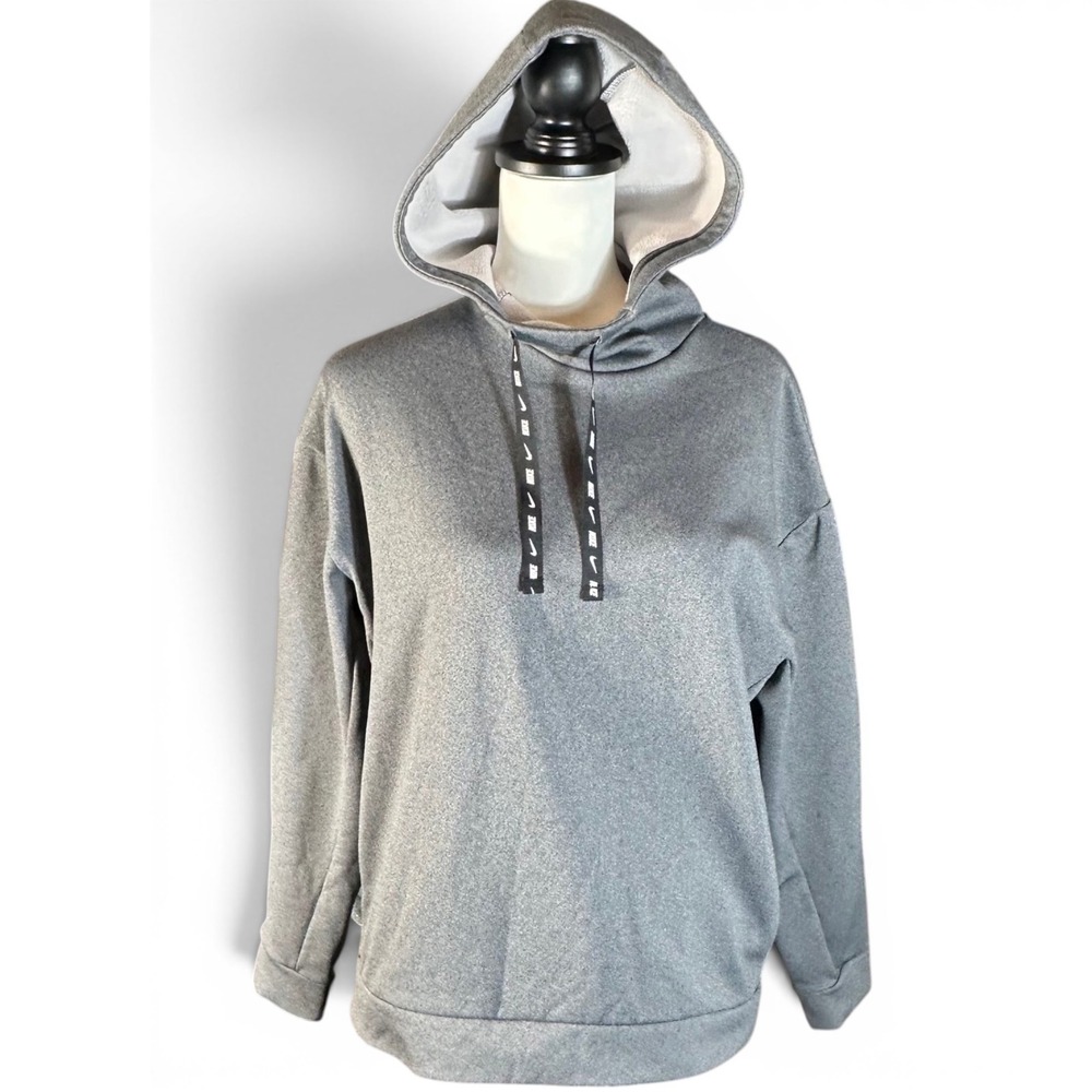 Nike Hoodie Womens Medium Gray Therma-FIT Pullover BV4998-011